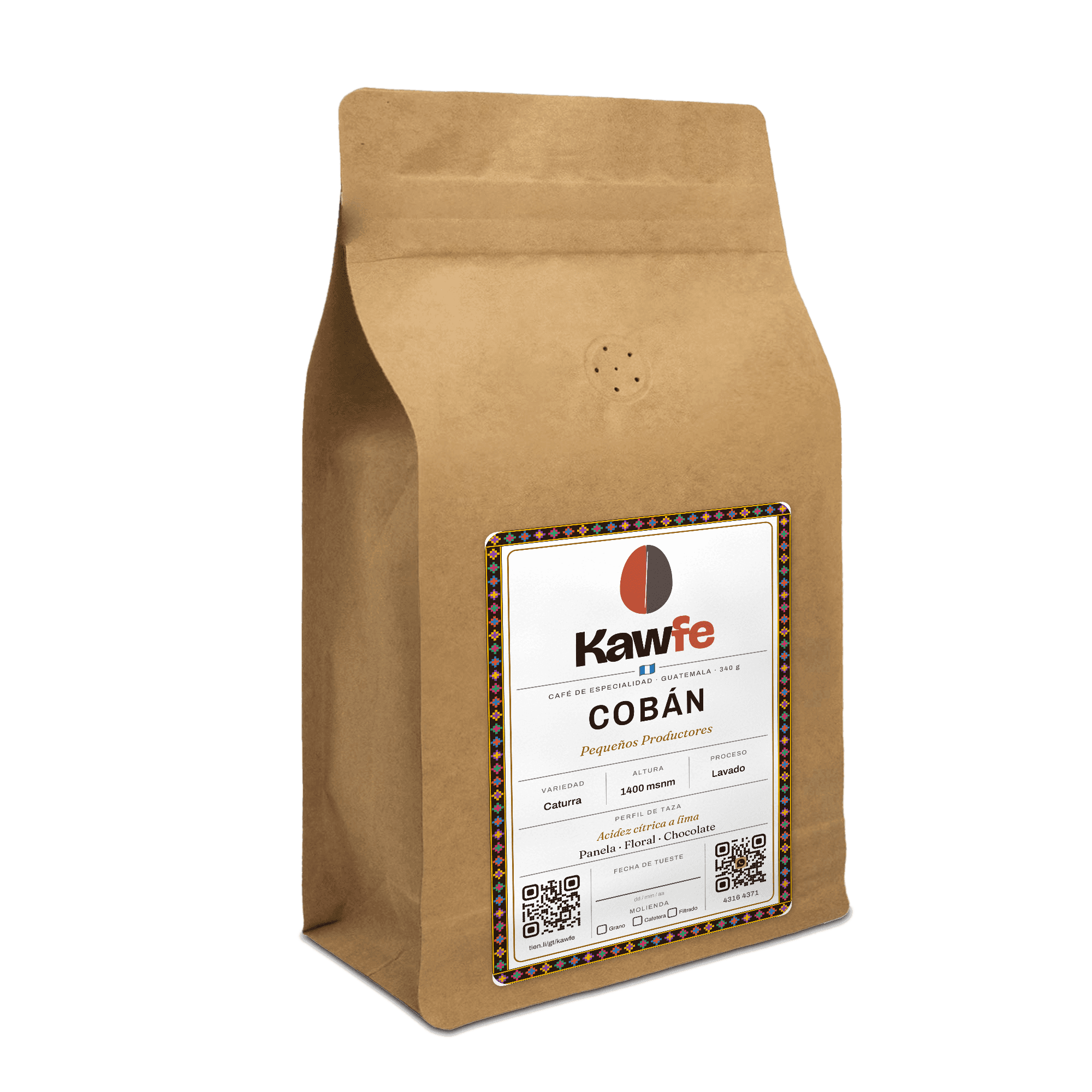 Café Caturra de Cobán - Panela, Flores y Chocolate