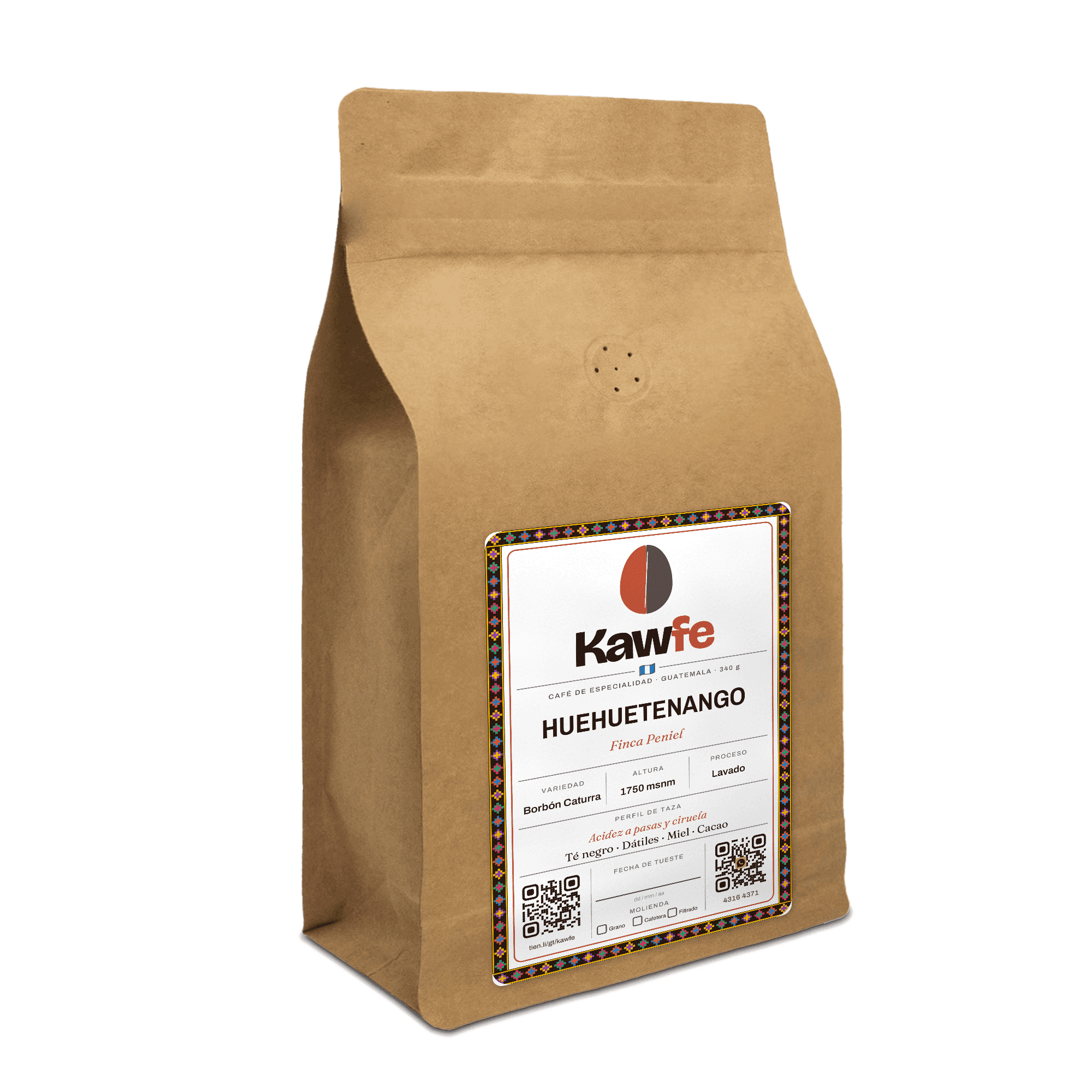 Café Borbón Caturra de Huehuetenango - Té Negro y Miel